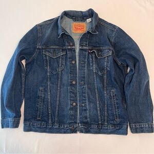 Levi’s Men’s Trucker Denim Button Down Blue Long Sleeve Classic Jeans Jacket XL